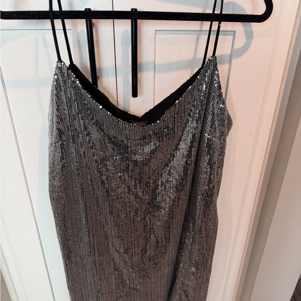 Wild Fable Silver Sequin Dress - Picture 8 of 9